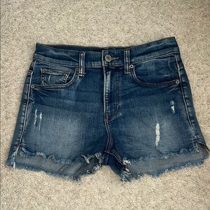 Express jean shorts size 2. Stretchy material.